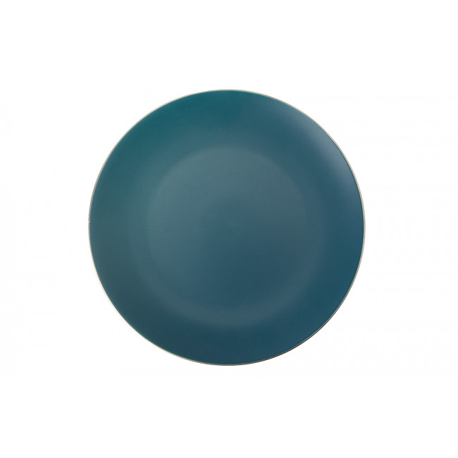 Plate Wally, blue, 25.4cm