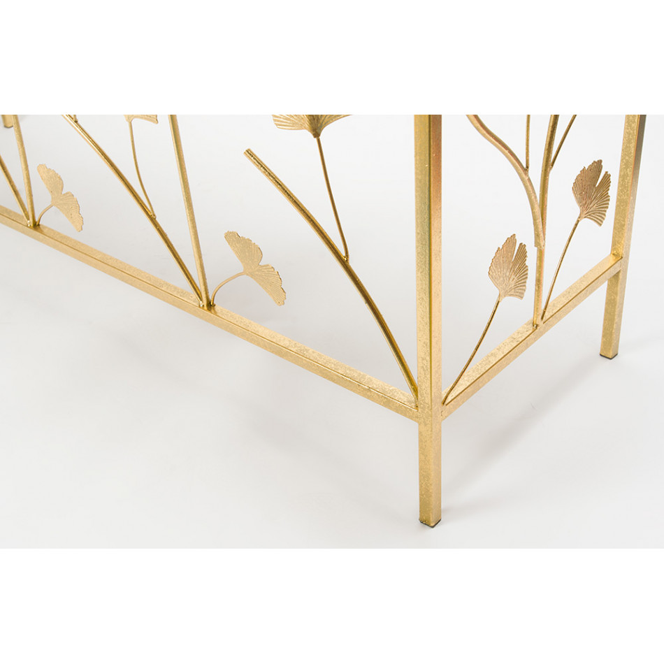 Console Bali L, golden,100x30x80cm