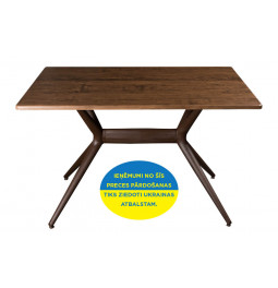 Table Elisa, palisander veener, 120x80xH75.7cm