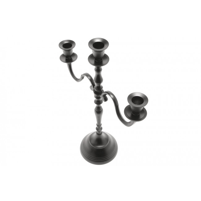 Candle holder Verena 3, black colour, 39x29cm