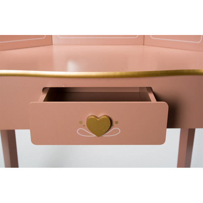 Cosmetics table for kids with stool Sissi, 60x30x99cm