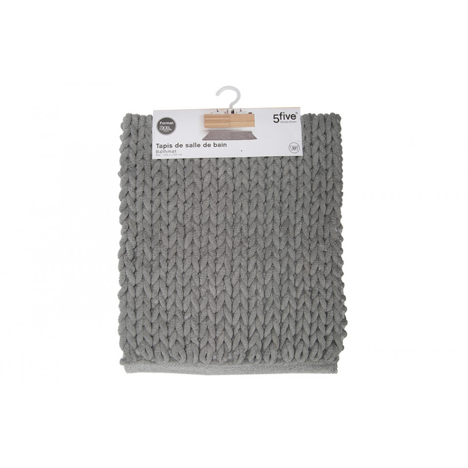 Bath mat Elpais, grey, 50x120cm