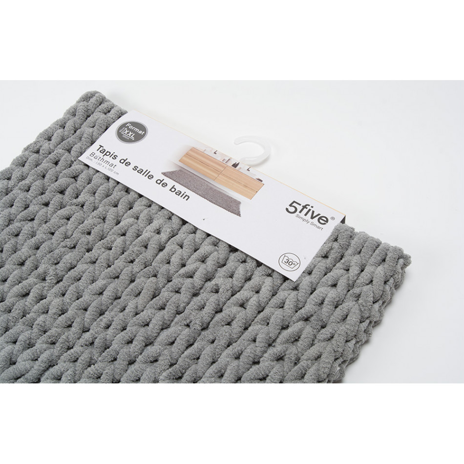 Bath mat Elpais, grey, 50x120cm