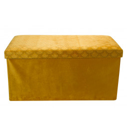 Box Liam, yellow, 76x38x38cm
