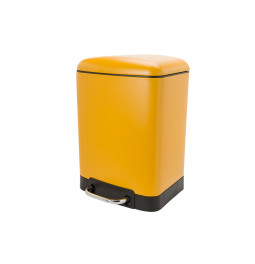 Garbage Ariane, yellow, metal, 6L, 32x23x23cm
