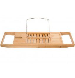 Extensible bath plate, bamboo, 70-105x22.5cm