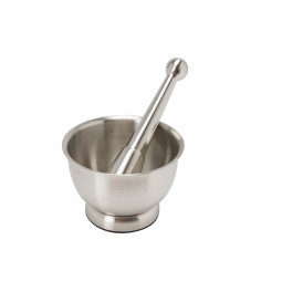 Mortar and pestle Inox, L 17.90cm