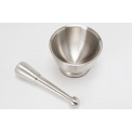 Mortar and pestle Inox, L 17.90cm