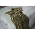 Bed cover Shelly 04, light green, velvet, 220x240cm