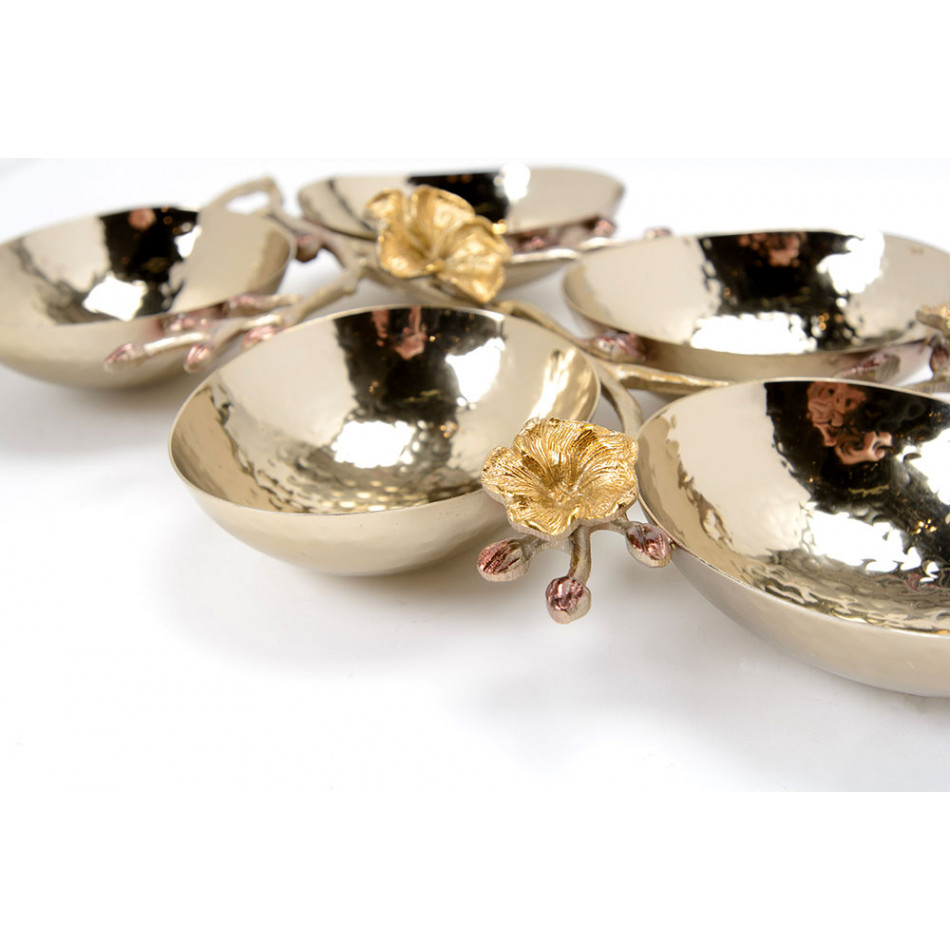 Decorative dish Branch leafs, 32x20cm