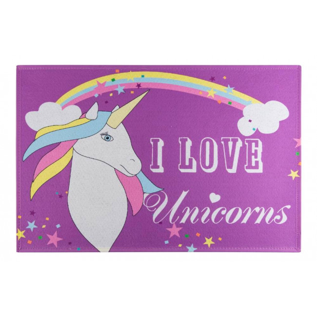 Door mat Einhorn, 44x67cm