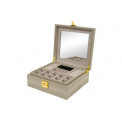 Jewellery box Hamilton, beige snake, 28x26x10.5cm