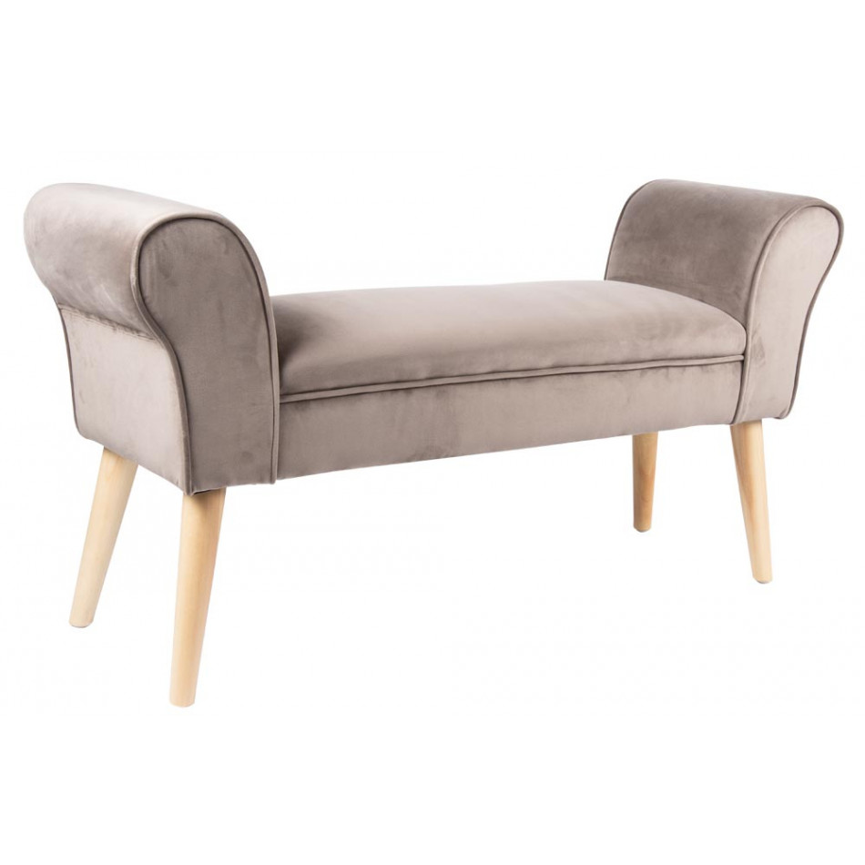 Stool Nate, grey, 100x30x54cm