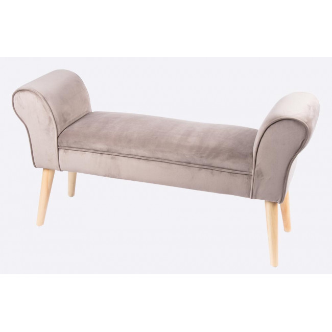 Stool Nate, grey, 100x30x54cm