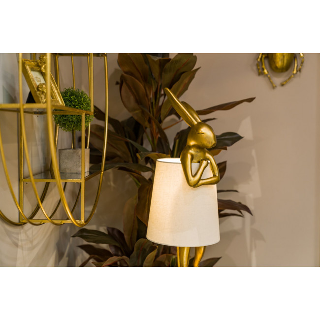 Table lamp Animal Rabbit, gold, E14 5W (max) 68x23x23cm