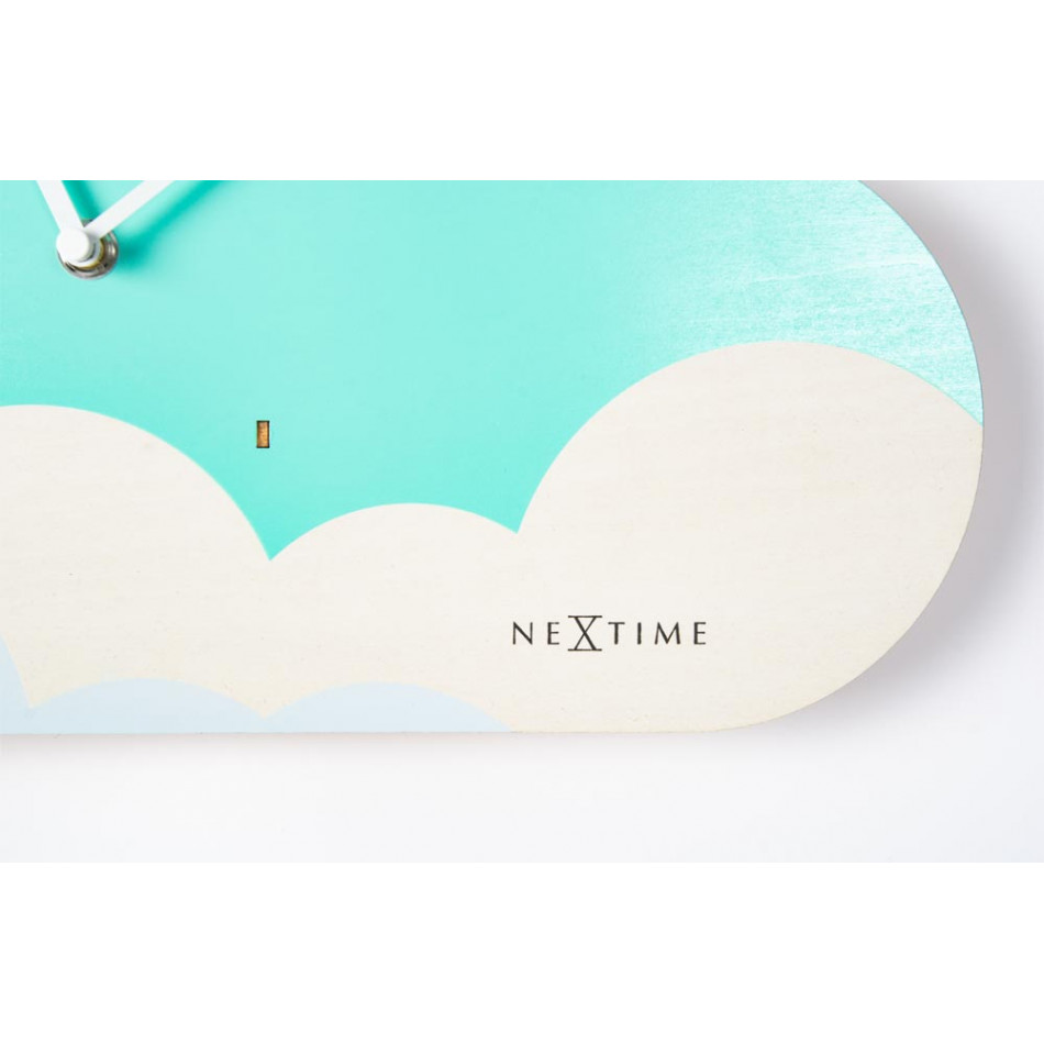 Wall clock Luminous Cloudy, wood, 29x37x4.9cm