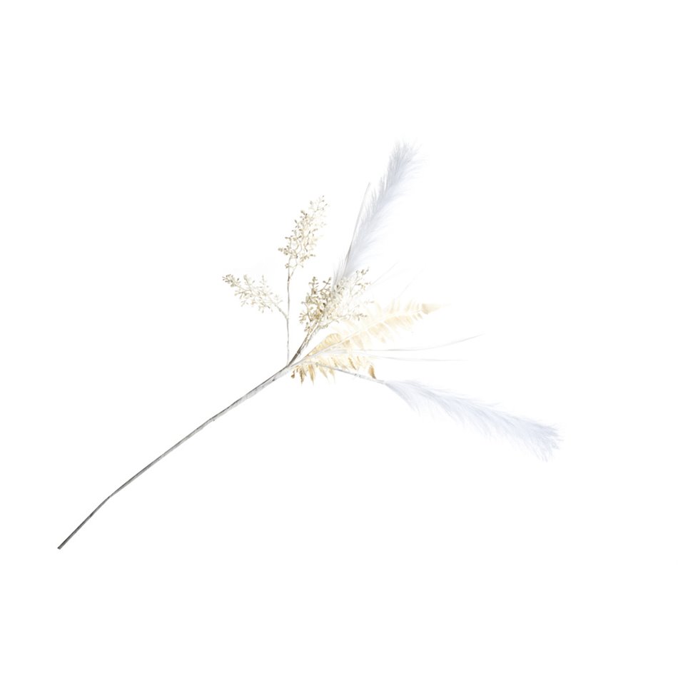 Decorative plant Meskantus Little Bunny white G21160, 89cm