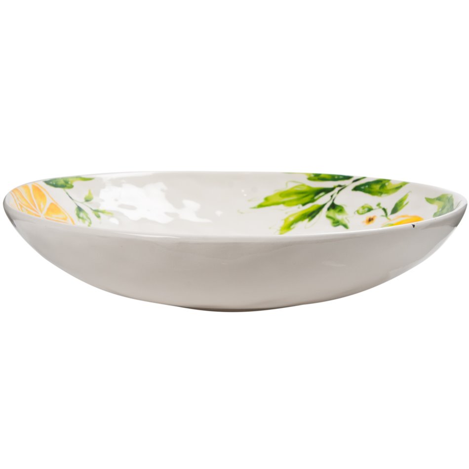 Serving bowl Lemony, dolomite, H7cm