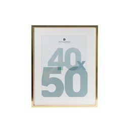 Photo frame Manu, golden, 40x50cm