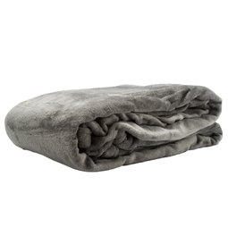 Throw Uni, dark grey, 180x230cm