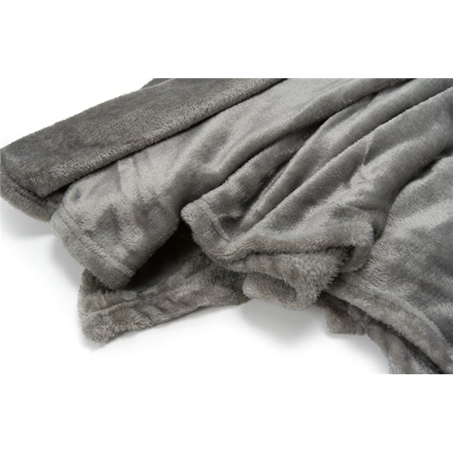 Throw Uni, dark grey, 180x230cm