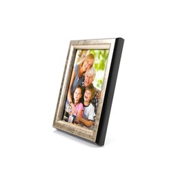 Photo frame Kallio, black/gold, 10x15cm