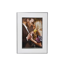 Photo frame Karinne 03, black/white, 10x15cm