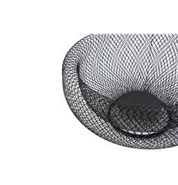 Fruit basket Mesh, black, D27cm