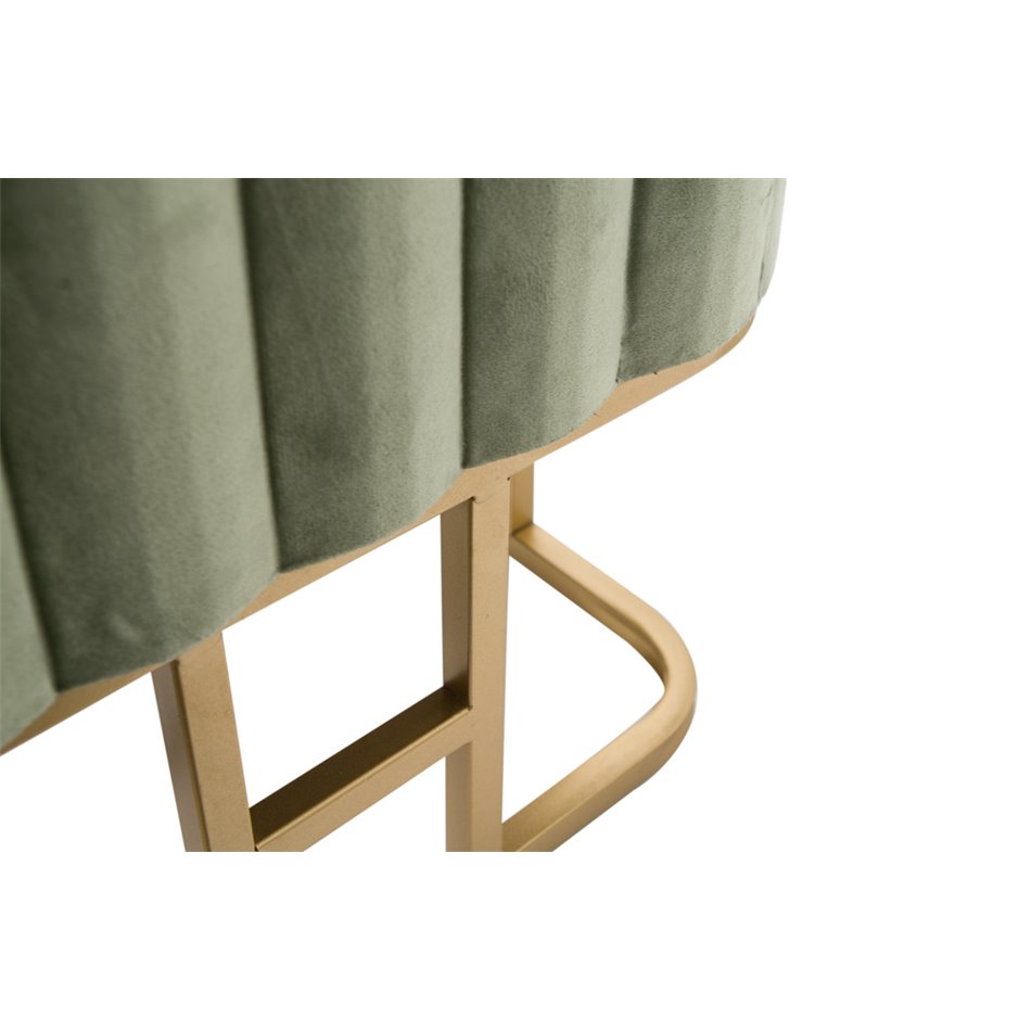 Bench Faro S, sage, 48x35x41cm