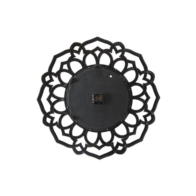 Plastic wall clock Arabesque, golden, D60cm