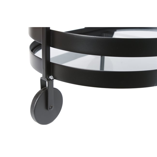 Serving trolley Totler, black, 66.5x45.5x74cm