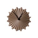 Wall clock Sunny, brown, 40cm