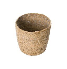 Basket Rond S, natural, reed,  D18 x H 18cm