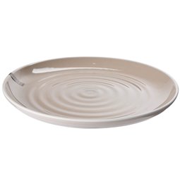 Two colored plate, beige, 27.4x30.5x23cm