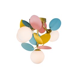 Pendant lamp Yarpenna 4C, D35cm, G9x4