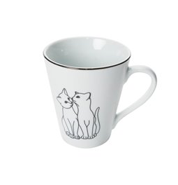 Mug Cats, 310 ml. D9 cm