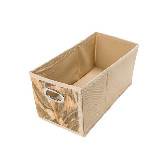 Bamboo box Print, natural, 15x31cm