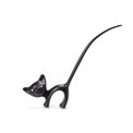 Ring holder Cat, black, 8x15cm
