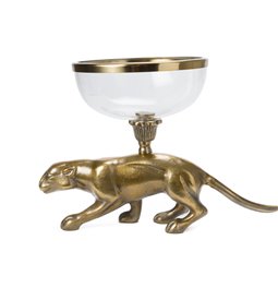 Decorative dish Leopard, 38x20x25cm