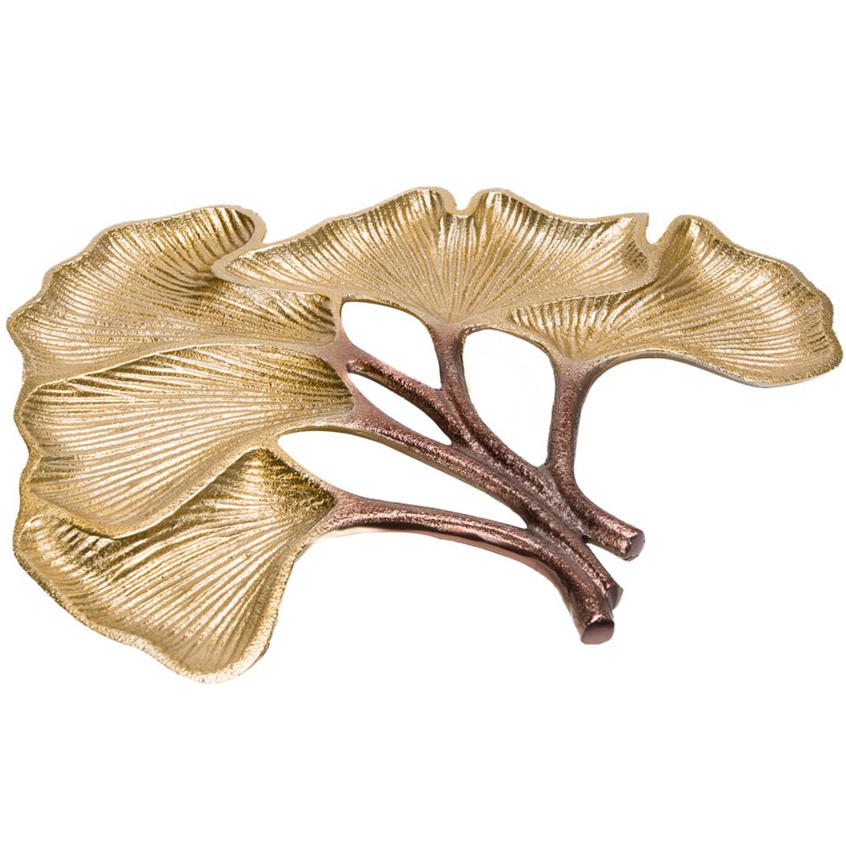 Decor table Banita ginko leaf, 41x37cm