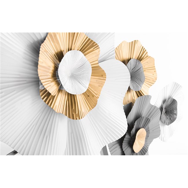Wall decor Beautiful flower, 110x8x50cm