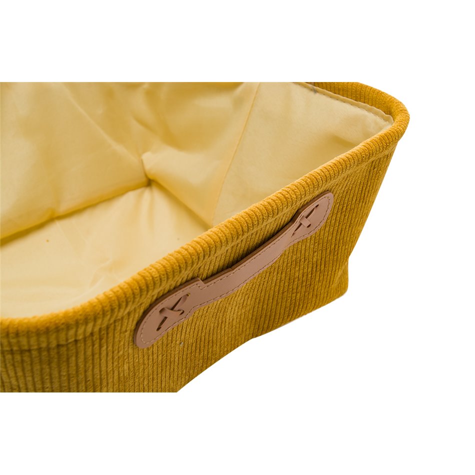 Корзина, цвет желтый, 31x15см 