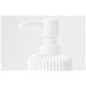 Soap dispenser Modern, white, H18.5cm D7cm