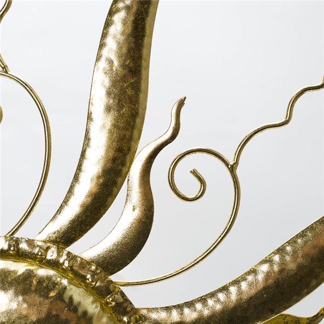 Wall decor Kila Sun, golden, D77x3cm