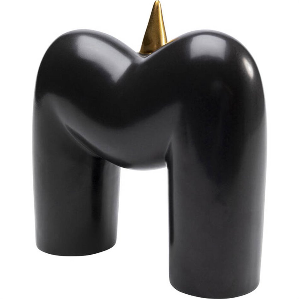 Deco object  Funny Teeth, black, H15x14x6cm