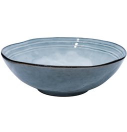 Bowl Flower blue, H7.5cm, D24.5cm