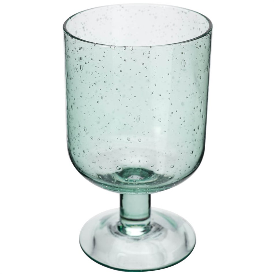 Wine glass Naia, green, H13.8cm D8cm 