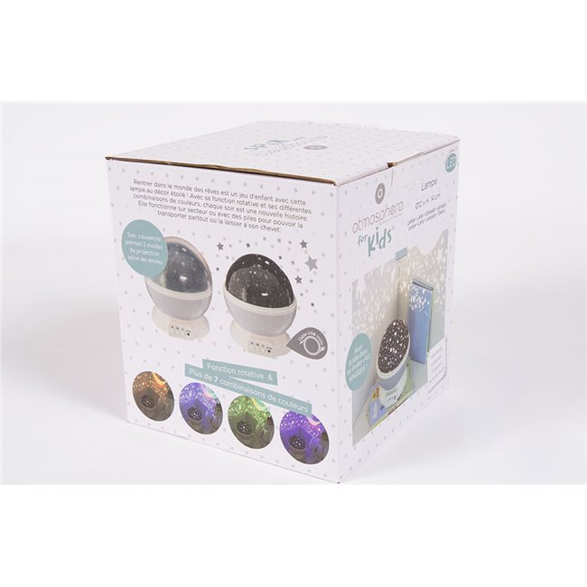 Rotating projector, H14cm, D13cm