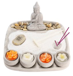 Deco Zen Garden, H12cm, D23cm