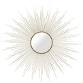 Mirror Gold sun, metal, D70x1.5cm